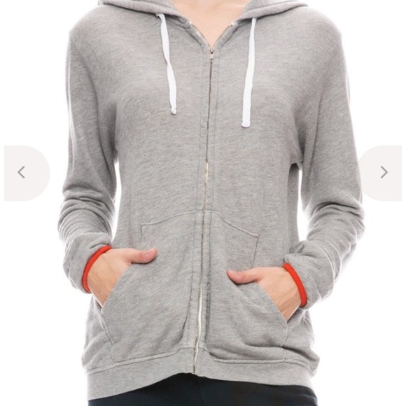 Freecity LNL Gray Zip Up Hoodie Size 1 (S) - Picture 2 of 11
